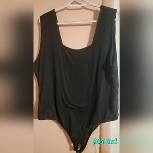 White Birch Black Everyday Bodysuit 3X